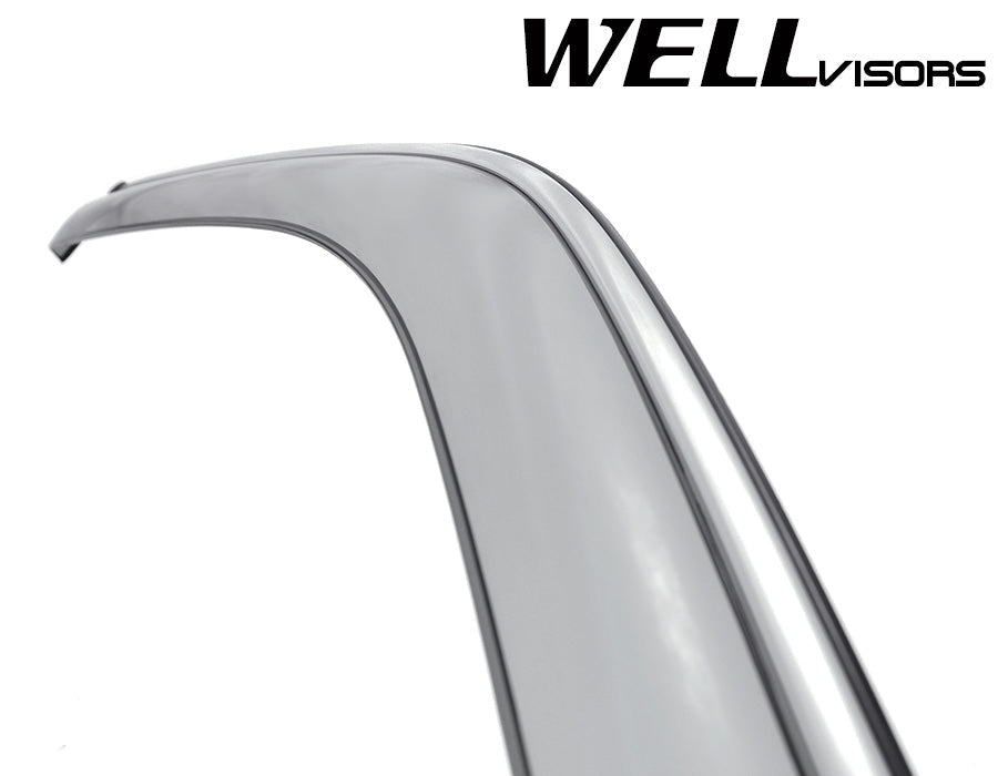 WellVisor Window Deflectors w/ Chrome Trim - UCF1X|UCF2X