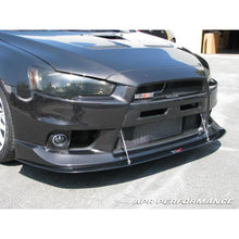 Load image into Gallery viewer, APR Mitsubishi Evolution X with OEM lip Front Wind Splitter 2008-2016
