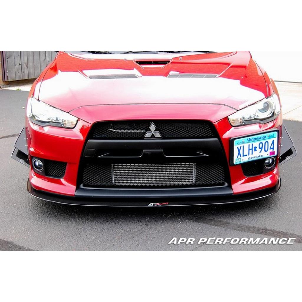APR Mitsubishi Evolution X Stock Bumper Front Wind Splitter 2008-2016