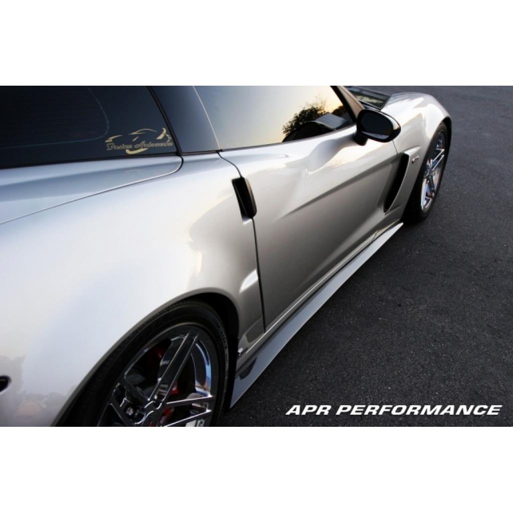 APR Chevrolet Corvette C6 Z06 Side Rocker Extensions | Side Skirt 2006-2013 (Fits Z06 and Grand Sport)
