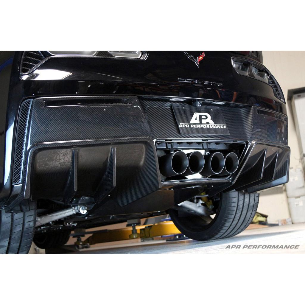 APR Chevrolet Corvette C7 Z06 Rear Diffuser 2014-2019 Version 2