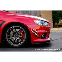 Load image into Gallery viewer, APR Mitsubishi Evolution X Stock Bumper Front Wind Splitter 2008-2016