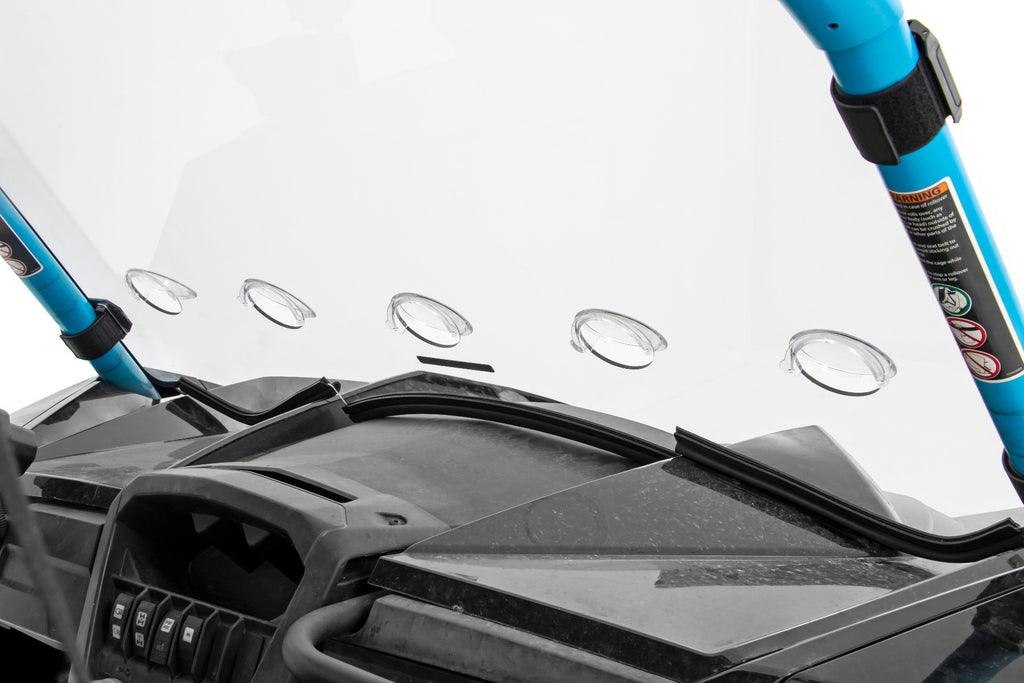Vented Full Windshield | Scratch Resistant | Can-Am Maverick Max 1000R X 