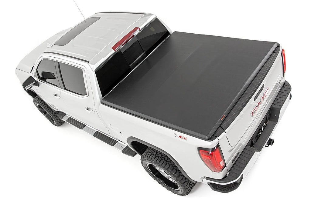 Soft Tri-Fold Bed Cover | 5'10" Bed | Chevy/GMC Sierra 1500 (19-26)/Silverado 1500 (19-26) 
