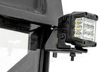 Load image into Gallery viewer, LED Light | RR Cage Mount | 2" Black Flood Pair | Polaris Ranger 1000/Ranger XP 900/1000