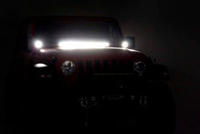 Load image into Gallery viewer, LED Light Kit | Cowl Mount | 2" Black Pair | Amber DRL | Jeep Gladiator JT/Wrangler JL (18-26)