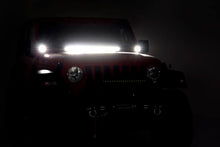 Load image into Gallery viewer, LED Light Kit | Hinge Mount | 2" Black Pair | White DRL | Jeep Gladiator JT/Wrangler JL (18-26)