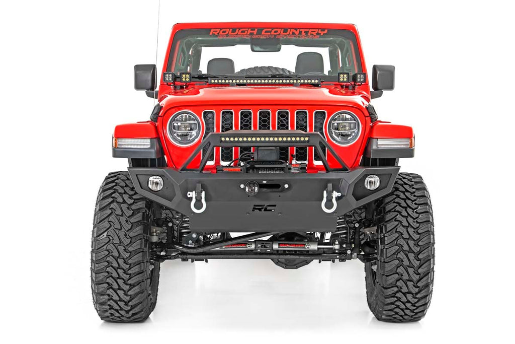 LED Light Kit | Quad | Cowl Mount | 2" Black | White DRL | Jeep Gladiator JT/Wrangler JL (18-26)