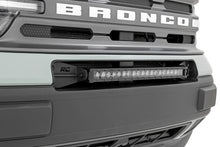 Load image into Gallery viewer, LED Light Kit | Bumper Mount | 20" Black Single Row | White DRL | Ford Bronco Sport (21-26)