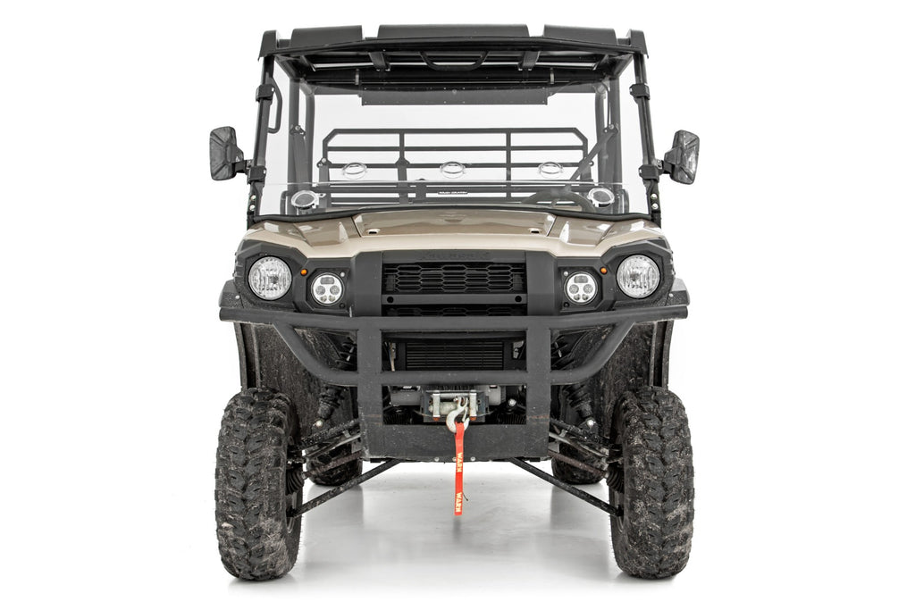 Vented Full Windshield | Scratch Resistant | Kawasaki Mule PRO-FX 