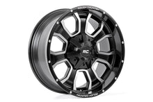 Load image into Gallery viewer, Rough Country 93 Series Wheel | One-Piece | Machined Black | 20x9 | 6x5.5/6x135 | 0mm