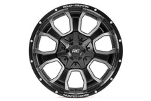 Load image into Gallery viewer, Rough Country 93 Series Wheel | One-Piece | Machined Black | 20x9 | 6x5.5/6x135 | 0mm