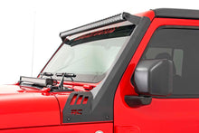 Load image into Gallery viewer, LED Light Kit | Windshield | 50" BLK Dual Row | Amber DRL | Jeep Gladiator JT/Wrangler JL (18-26)