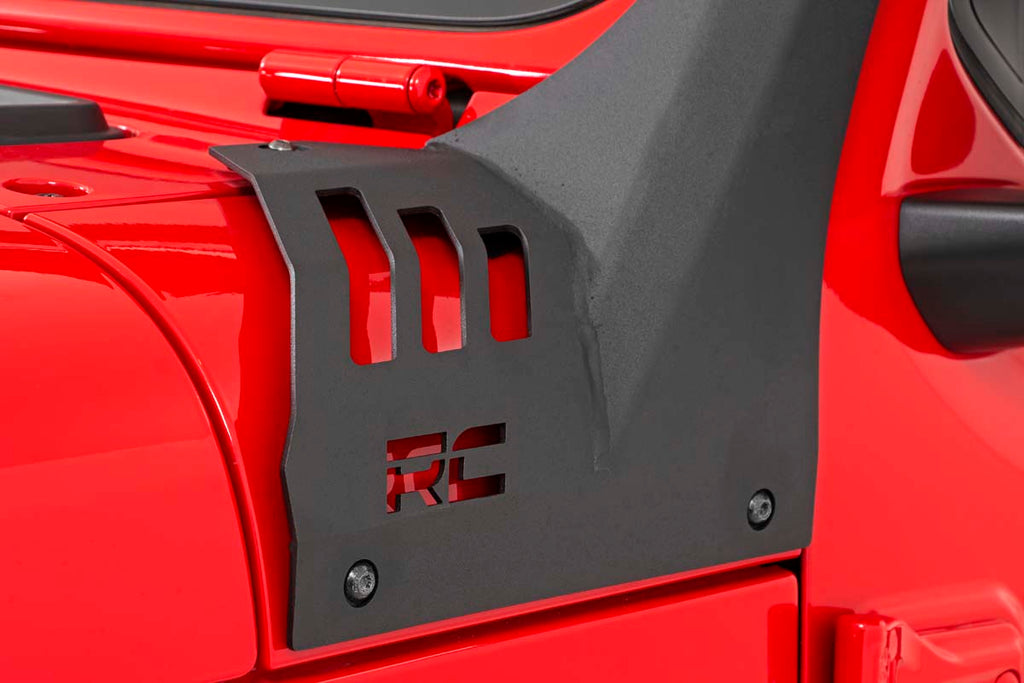 LED Light Kit | Windshield Mount | 50" BLK Single Row | Jeep Gladiator JT/Wrangler JL (18-26)