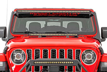 Load image into Gallery viewer, LED Light Kit | Windshield | 50" BLK Dual Row | Amber DRL | Jeep Gladiator JT/Wrangler JL (18-26)