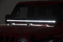 Load image into Gallery viewer, LED Light Kit | Cowl Mount | 50" Black Single Row | Jeep Gladiator JT/Wrangler JL (18-26)