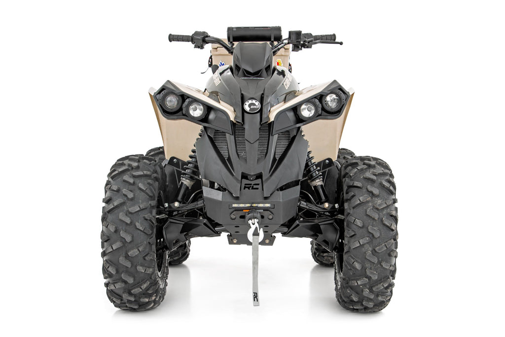 Winch Bumper | 4500-Lb Winch | Black Series LED | 6" Light | Can-Am Renegade 1000/Renegade 500 