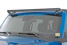 Load image into Gallery viewer, LED Light Kit | Upper Windshield | 50" Black Single Row | Ford Bronco (21-26)