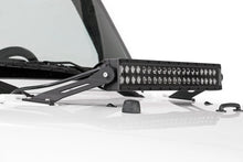 Load image into Gallery viewer, LED Light Mount | Hood | 20" | Jeep Wrangler JK/Wrangler Unlimited  (07-18)