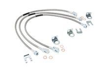 Load image into Gallery viewer, Jeep Front &amp; Rear Stainless Steel Brake Lines | 4-6in Lifts (XJ/YJ/TJ)