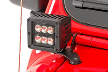 Load image into Gallery viewer, LED Light Kit | Hinge Mount | 2" Black Pair | Amber DRL | Jeep Gladiator JT/Wrangler JL (18-26)