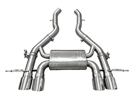 MAD M2 G87 S58 Axle Back Exhaust Options- Brushed (Black + Carbon +$100)