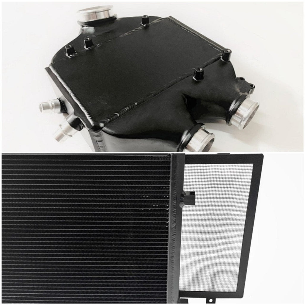 MAD S55 Front Mount Heat Exchanger w/ Heat Shield M3 M4 M2 Competition - Black