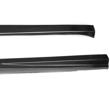 Load image into Gallery viewer, VW Golf MK7 GTI Carbon Fiber Side Skirt Extensions – Gloss Black (2014–2016)