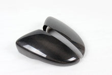 Load image into Gallery viewer, VW Scirocco Carbon Fiber Mirror Covers – Gloss Black Caps (2013–2016)