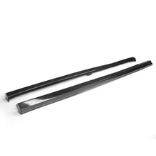 Load image into Gallery viewer, VW Golf MK7 GTI Carbon Fiber Side Skirt Extensions – Gloss Black (2014–2016)