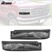 Load image into Gallery viewer, 1992-1996 Ford Bronco Smoke Front Bumper Signal Parking Lights