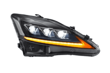 Load image into Gallery viewer, Lexus IS250/IS250C/IS350/IS220d &amp; ISF(XE20) Black Matrix Projector Headlights (2006-2014)