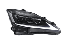 Load image into Gallery viewer, Lexus IS250/IS250C/IS350/IS220d &amp; ISF(XE20) Black Matrix Projector Headlights (2006-2014)