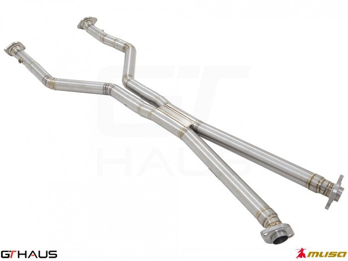 GTHAUS IS500 Cat-Back LSR pipe (Front + Mid Section)