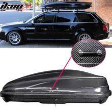 Load image into Gallery viewer, Key Lock Car Cargo Roof Box Luggage Roof Carrier 57*29*16 Carbon Fiber