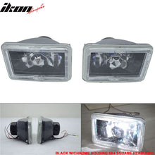 Load image into Gallery viewer, Universal 4X6 Square H4 Headlight Lamp With Halogen Bulb Clear Lens