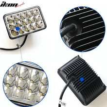Load image into Gallery viewer, Universal 6x4 Pair LED Crystal Clear Sealed Beam Headlight Headlamp