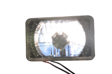 Load image into Gallery viewer, 7X6 Sealed Beam LED Headlights w/ H4 Bulbs H6052 Housing Diamond Cut