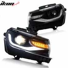 Load image into Gallery viewer, 2014-2015 Chevy Camaro ZL1 Style Front Bumper Turn Signal Headlamps