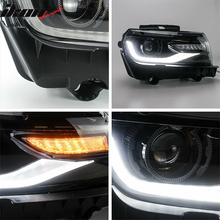 Load image into Gallery viewer, 2014-2015 Chevy Camaro 1LE Style Front Bumper Cover w/ Headlights