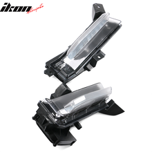 Load image into Gallery viewer, 2016-2018 Chevy Camaro SS Black Housing Clear Lens Fog Lights Lamp ABS