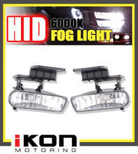 Load image into Gallery viewer, Fits 99-02 Chevyado Clear Lens Fog Light 00-06 Suburban Tahoe+Hid6000K