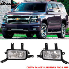 Load image into Gallery viewer, 2015-2020 Chevy Tahoe Suburban GMC Yukon Clear Lens Bumper Fog Lights