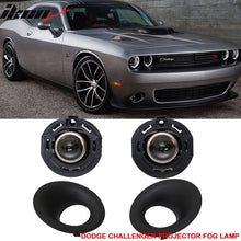 Load image into Gallery viewer, 2015-2023 DodgeÂ Challenger Front Fog Light Pair Clear Lens ABS