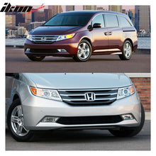 Load image into Gallery viewer, Fits 11-13 Honda Odyssey OE Front Fog Light Fog Lamp Clear Lens Pair