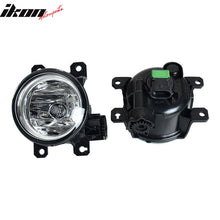 Load image into Gallery viewer, Fits 17-18 Jeep Compass Front Clear Glass Lens Black Cover Shell Pair