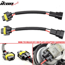 Load image into Gallery viewer, 9006 Bulb To H11 H8 Headlight Fog Light Wiring Plug Adapter Harness