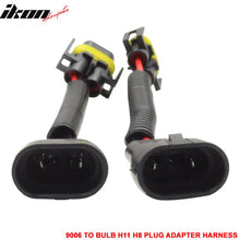Load image into Gallery viewer, 9006 Bulb To H11 H8 Headlight Fog Light Wiring Plug Adapter Harness