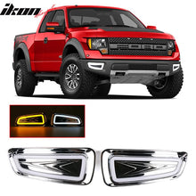 Load image into Gallery viewer, 2011-2014 Ford F150 White Daytime Running Light Yellow Turn Signal