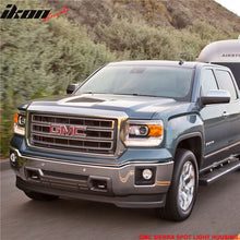 Load image into Gallery viewer, 2014-2015 GMC Sierra OE Style Spotlights Fog Lights Covers Black ABS